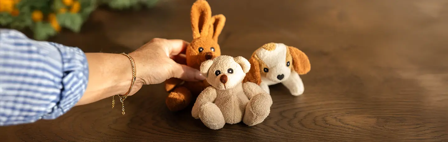 knuffels rouw kind