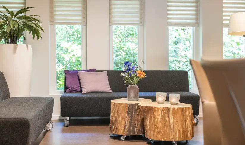 Kamer met 2 banken en een salontafel