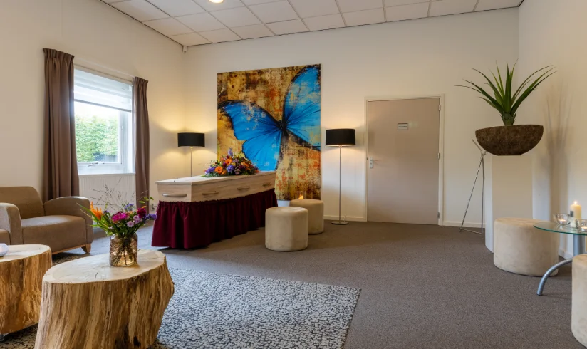 Kist in opbaarkamer