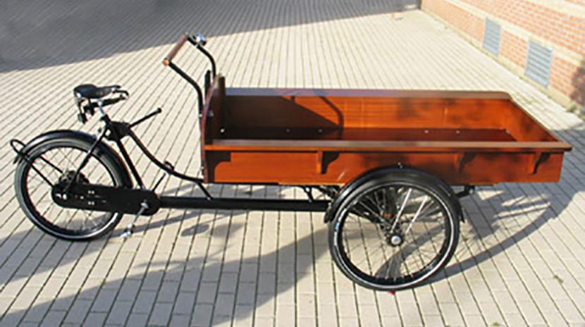 Bakfiets - rouwvervoer Monuta