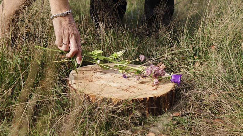 Duurzaam grafmonument - groene uitvaart